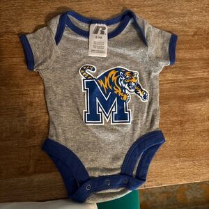 Russell Memphis tigers onesie